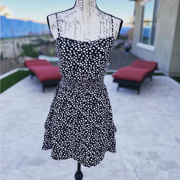 Emerald Sundae Polka Dot Mini Dress size S - Picture 1 of 4